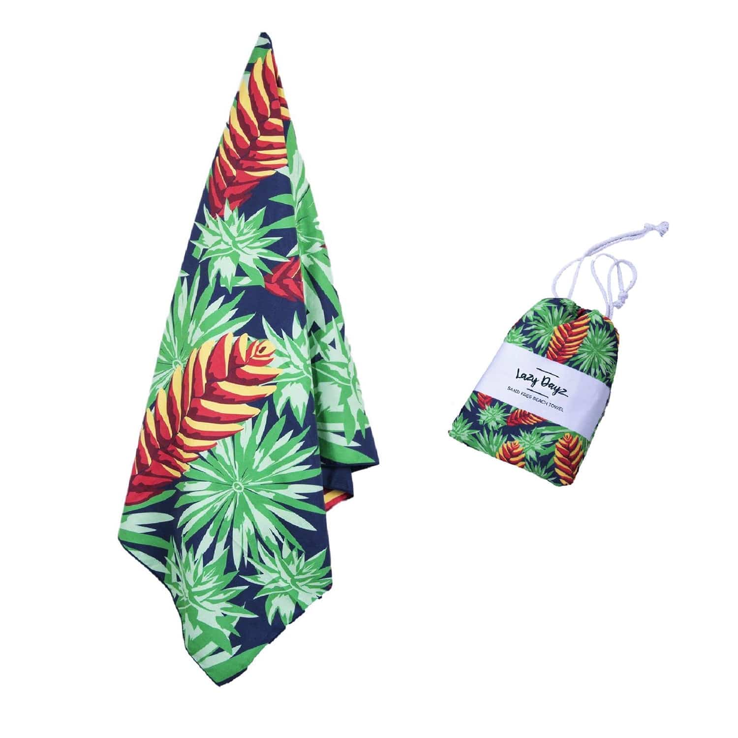 Lazy Dayz Quick Drying Sand Free Beach Towel Mossman - 01