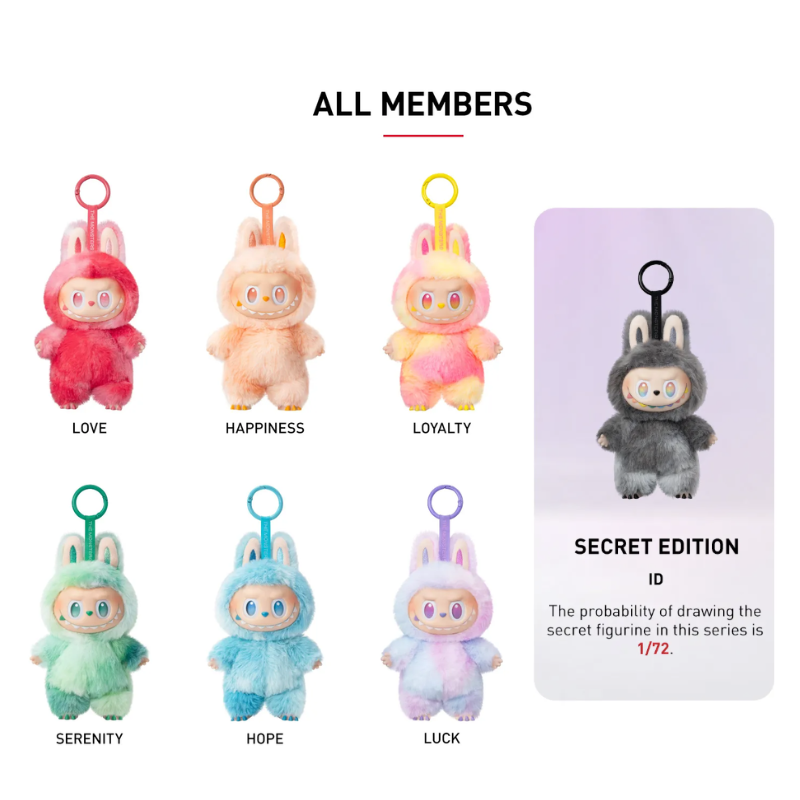THE MONSTERS Big into Energy Series-Vinyl Plush Pendant Blind Box