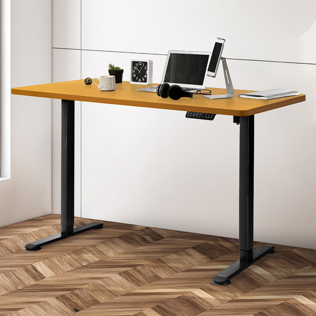 Levede Motorised Standing Desk Height 120cm Natural 800x 1.5MM-2018816928453365766