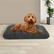 Pawz S Size Orthopedic Dog Bed with Sherpa Plush Removable Cover in Grey-2006732709472374790