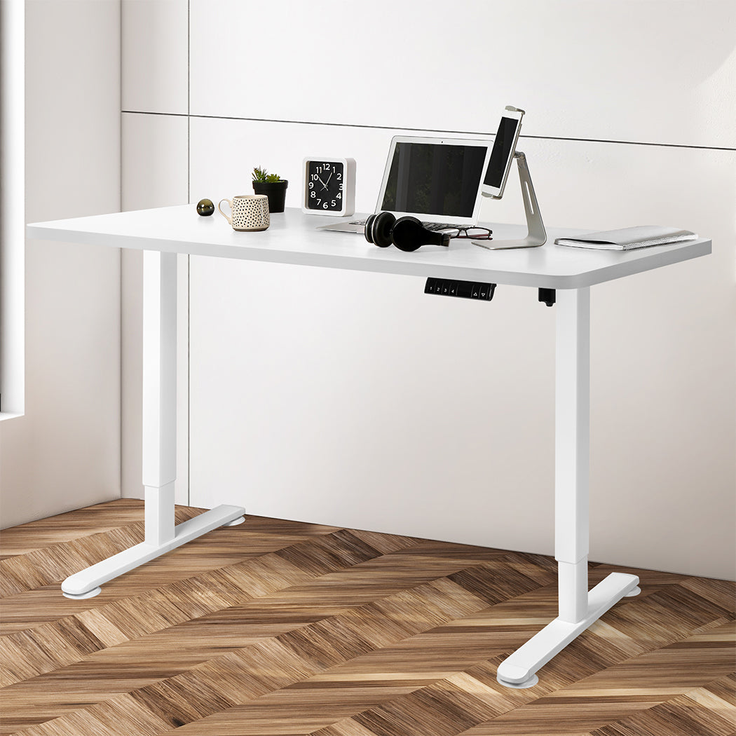 Levede Motorised Standing Desk Height 120cm White 800x 1.5MM-2018816927849385990