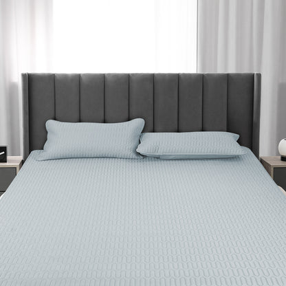 DreamZ Latex Cooling Bed Sheet Set Fitted 3PCS Double-1954802917450059782