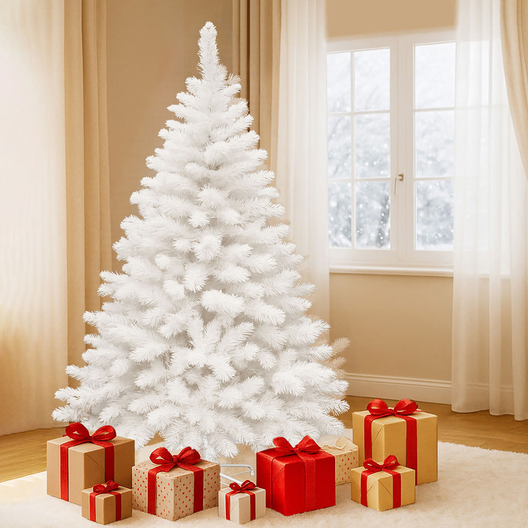 Santaco 1.8M 670 Tips White Christmas Tree-1952534165056524294