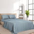 Dreamz 4pcs King Size 100% Bamboo Bed Sheet Set in Grey Colour-1954802919937282054