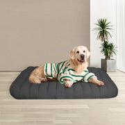 Pawz XL Size Orthopedic Dog Bed with Sherpa Plush Removable Cover in Grey-2018816744235339782