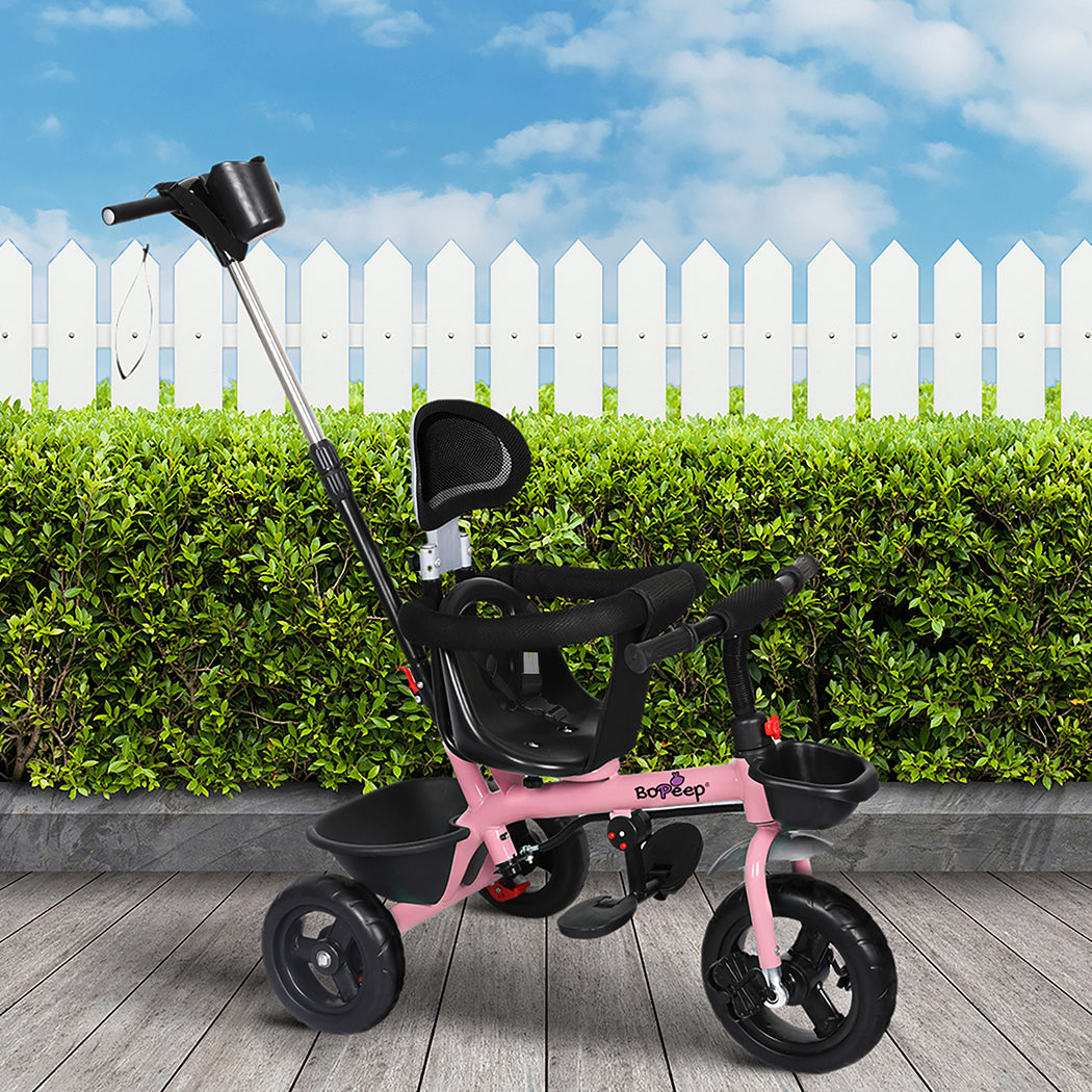 BoPeep Kids Tricycle Ride On Trike Toddler Pink-1954802769789587462