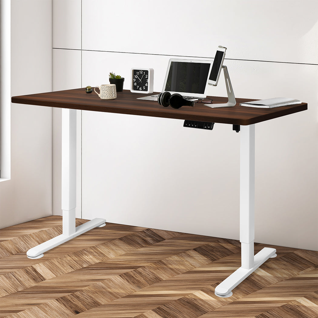 Levede Motorised Standing Desk Height 120cm Walnut 800x 1.5MM-2018816928264622086