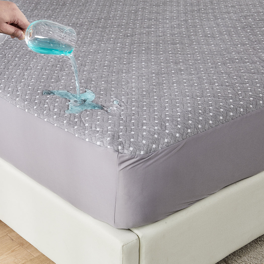 Dreamz Mattress Protector Topper Bamboo Queen-2018816761201299462
