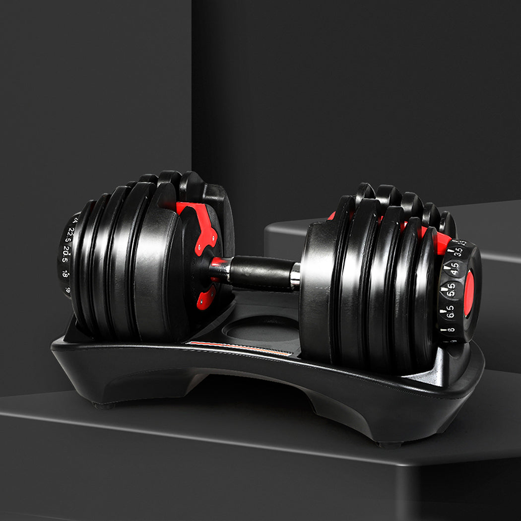 Centra 24kg Adjustable Dumbbell Set Home Gym-1954802366062661638