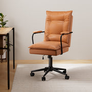LEVEDE Ergonomic Office Chair Computer PU Brown-2006732703109615623