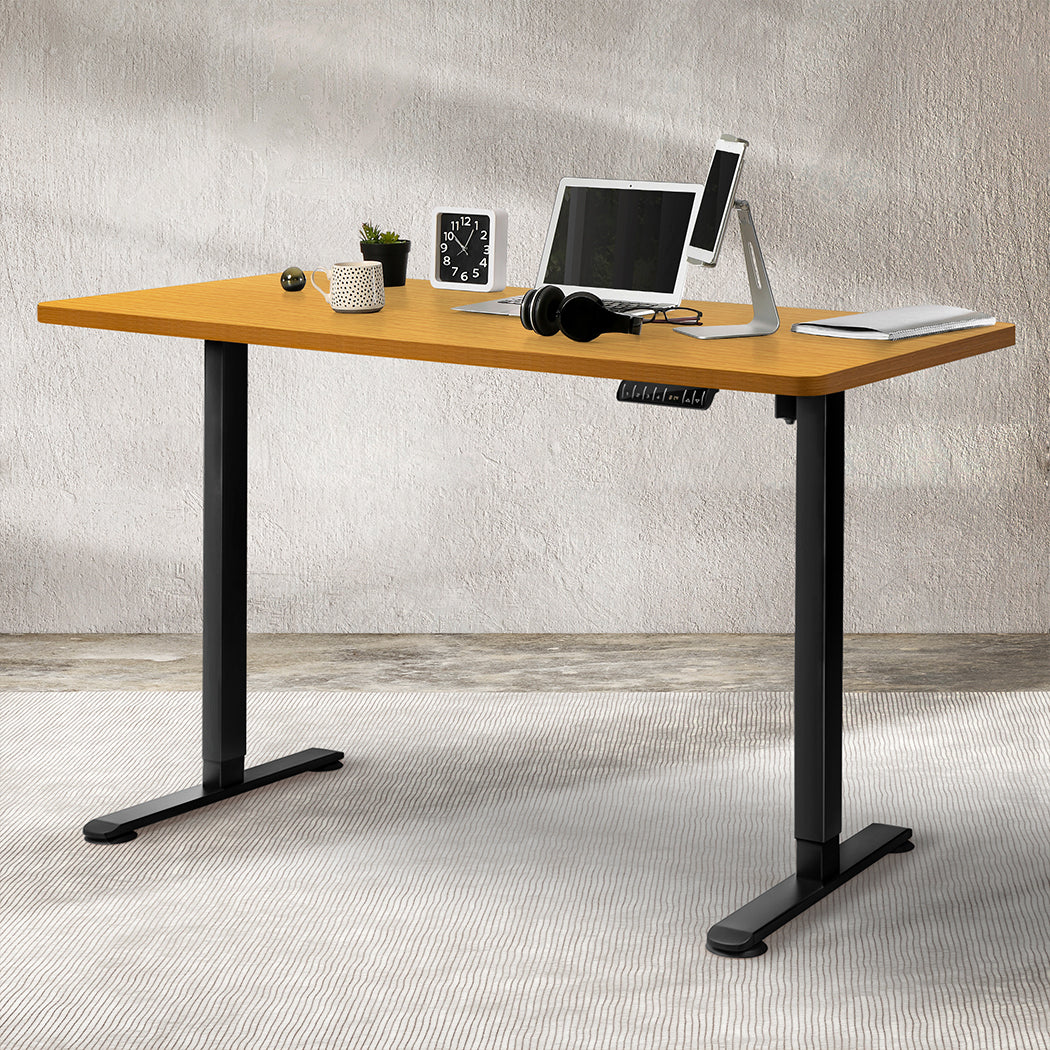 Levede Motorised Standing Desk Height 120cm Natural 800x 1.5MM-2018816928453365767