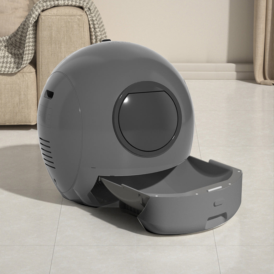 Pawz Automatic Cat Litter Box Large Self-Cleaning Grey-2018816924925956103