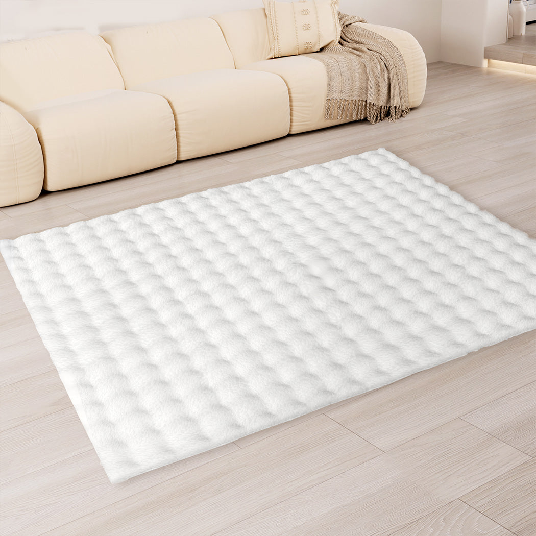 Marlow Area rug large Shaggy Faux Rabbit Fur 120x160CM-2018816748299620359