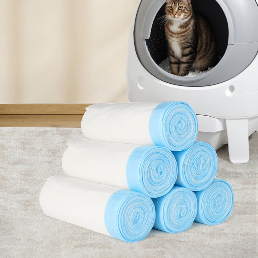 PaWz Waste Bag 6 Rolls 120Pcs Disposable-2006732716418142215