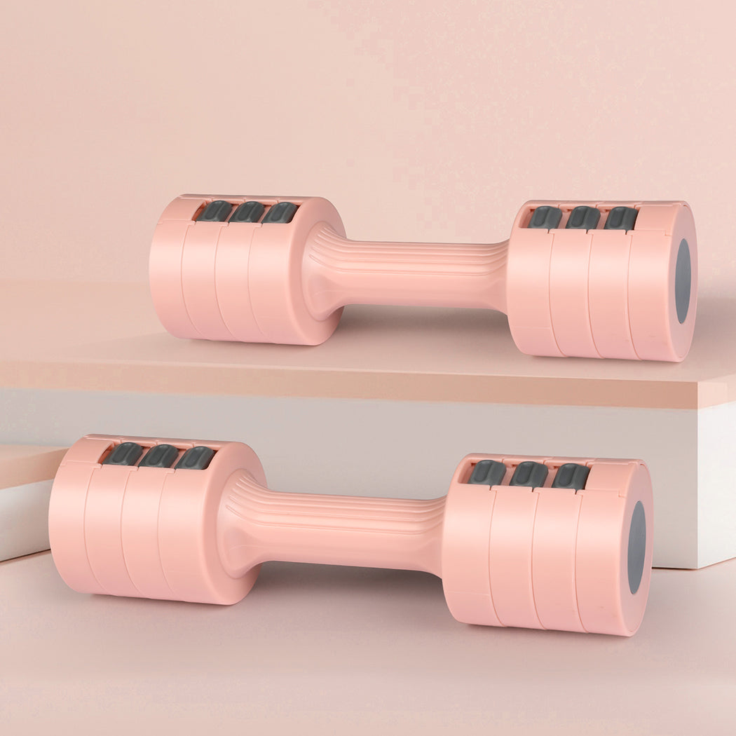Centra A Pair Of 1KG To 5KG Dumbbells Pink-2006732825914642438