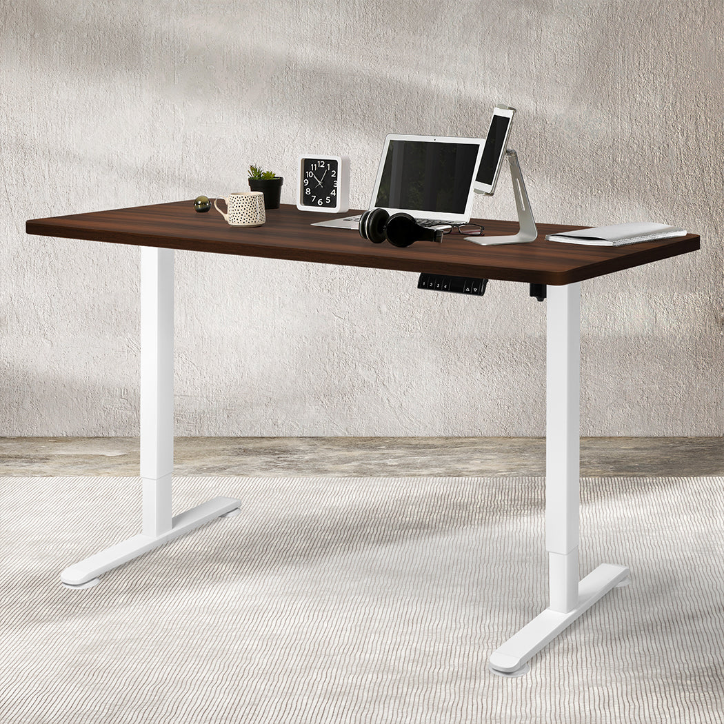 Levede Motorised Standing Desk Height 120cm Walnut 800x 1.5MM-2018816928264622087