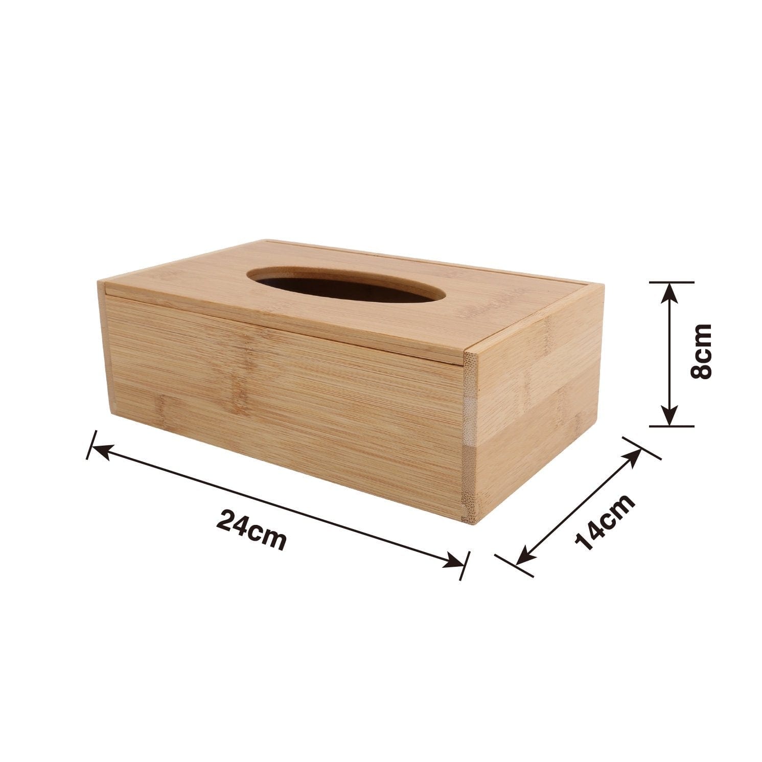 Bamboo Tissue Box - 06