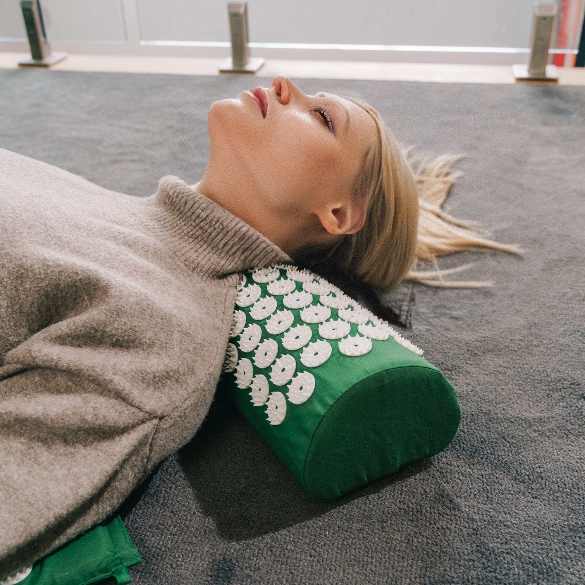 Acupressure Mat And Pillow Set With Bag - 11