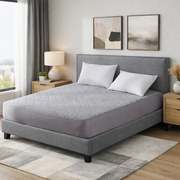 Mattress Protector Topper Bamboo (Queen) - Grey