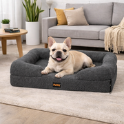 Memory Foam Pet Sofa Bed - Grey