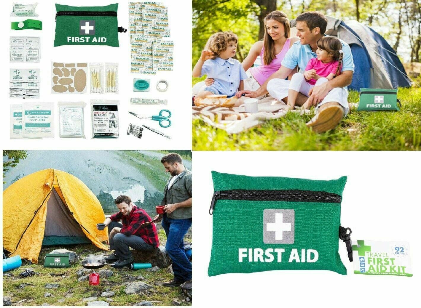92 Pcs Emergency First Aid Kit Surgical Supplies Artg Registered Australia - 08