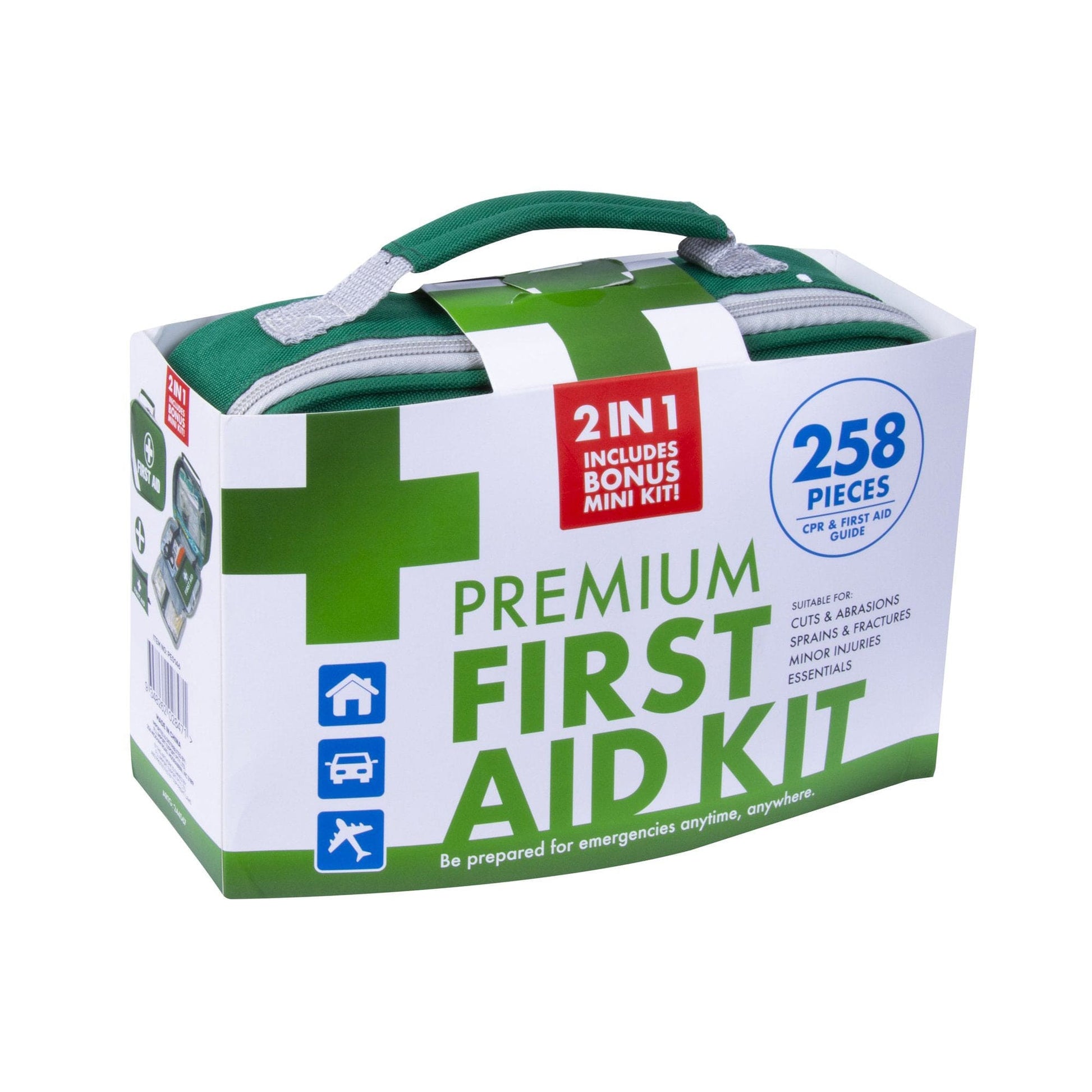 258 Piece Premium 2 In 1 Emergency First Aid Kit Artg Registered Australia - 11