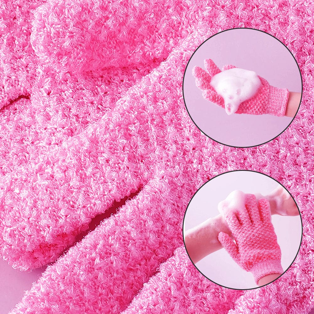 Livingtoday Exfoliating Gloves Pink - 04