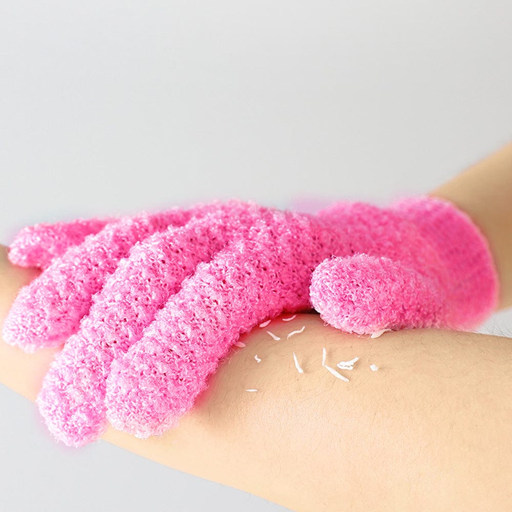 Livingtoday Exfoliating Gloves Pink - 01