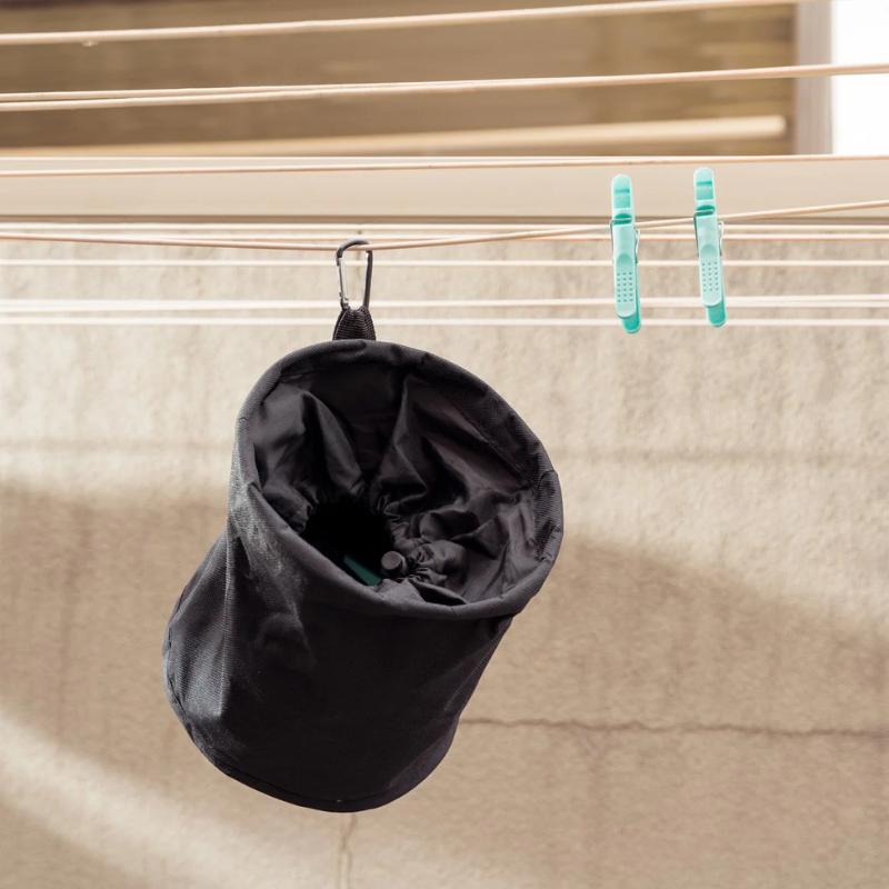 Peg Bag with Carabineer and 50 Pegs Set