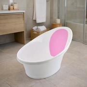 Baby Bath With Backrest & Bum Bump Support - Pink