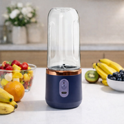 Rechargeable Portable Juicer with Travel Lid 400ml – Personal Blender for Smoothies & Shakes