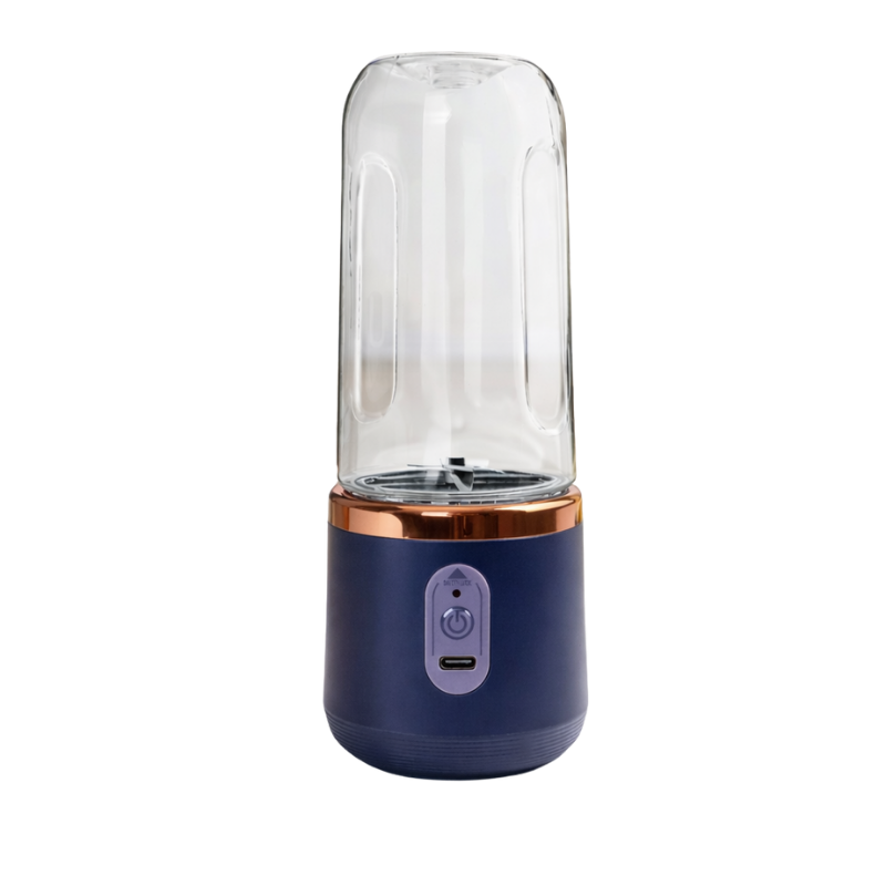 Rechargeable Portable Juicer with Travel Lid 400ml – Personal Blender for Smoothies & Shakes