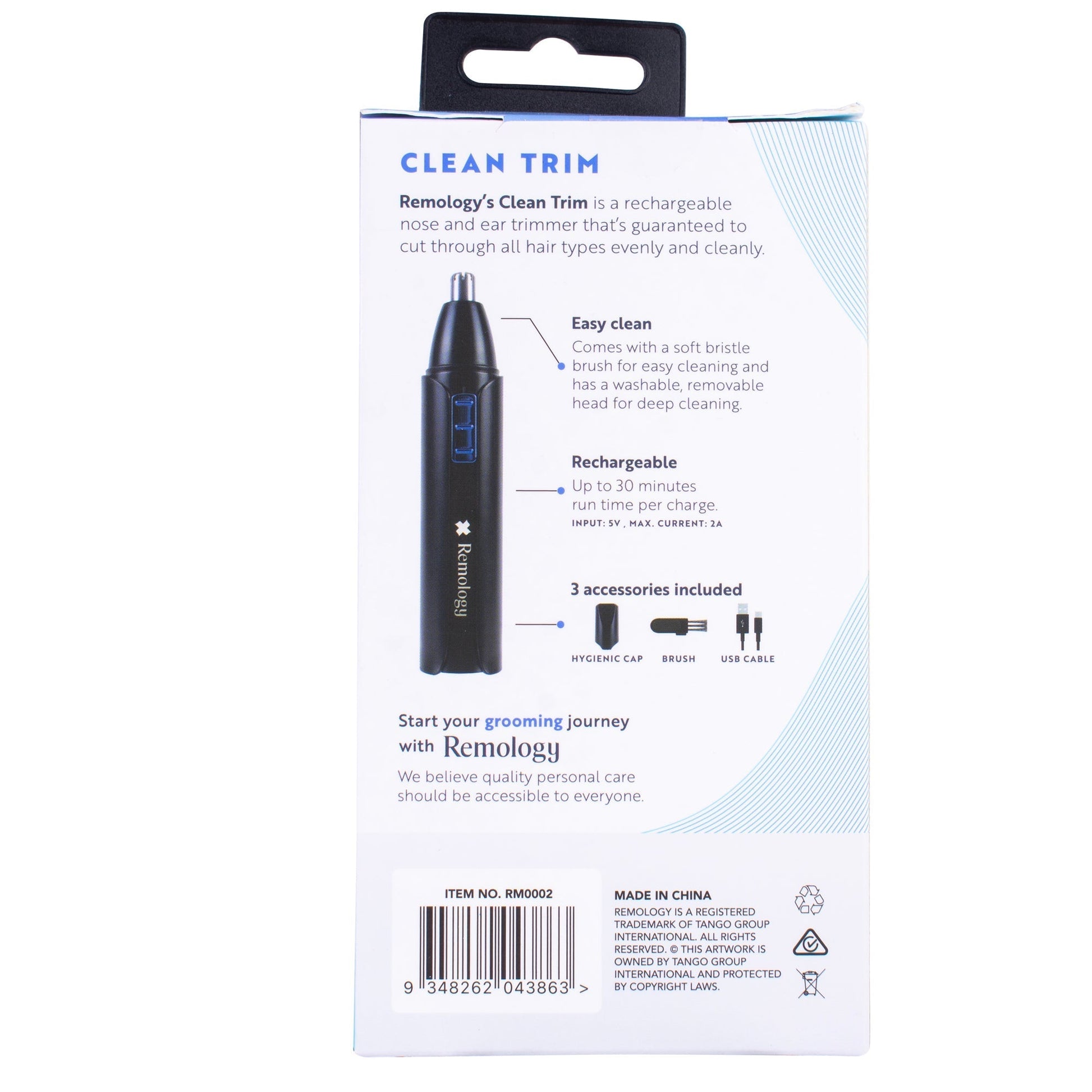 Remology Rechargeable Precision Nose And Ear Trimmer - 06