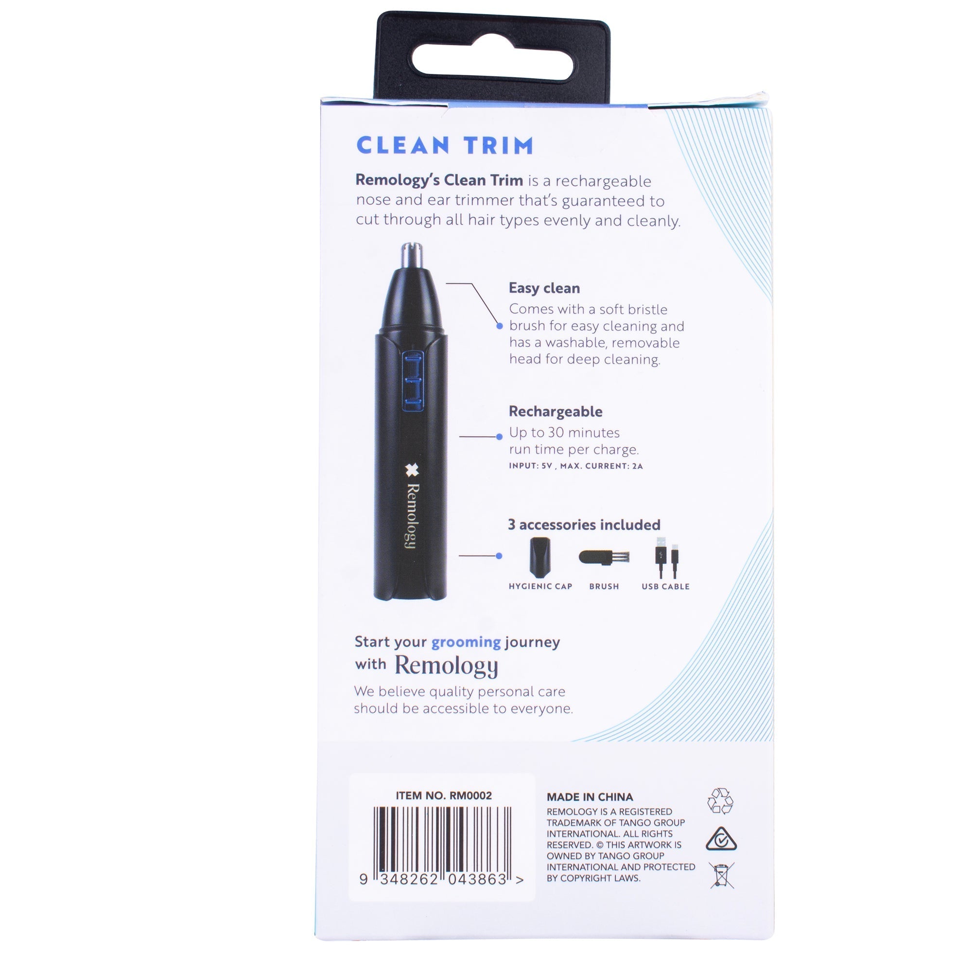 Remology Rechargeable Precision Nose And Ear Trimmer - 06