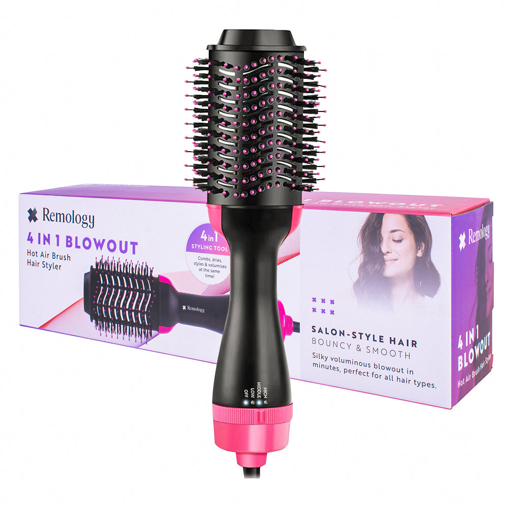 Remology 4 In 1 Blowout Hot Air Brush Hair Styler - 07