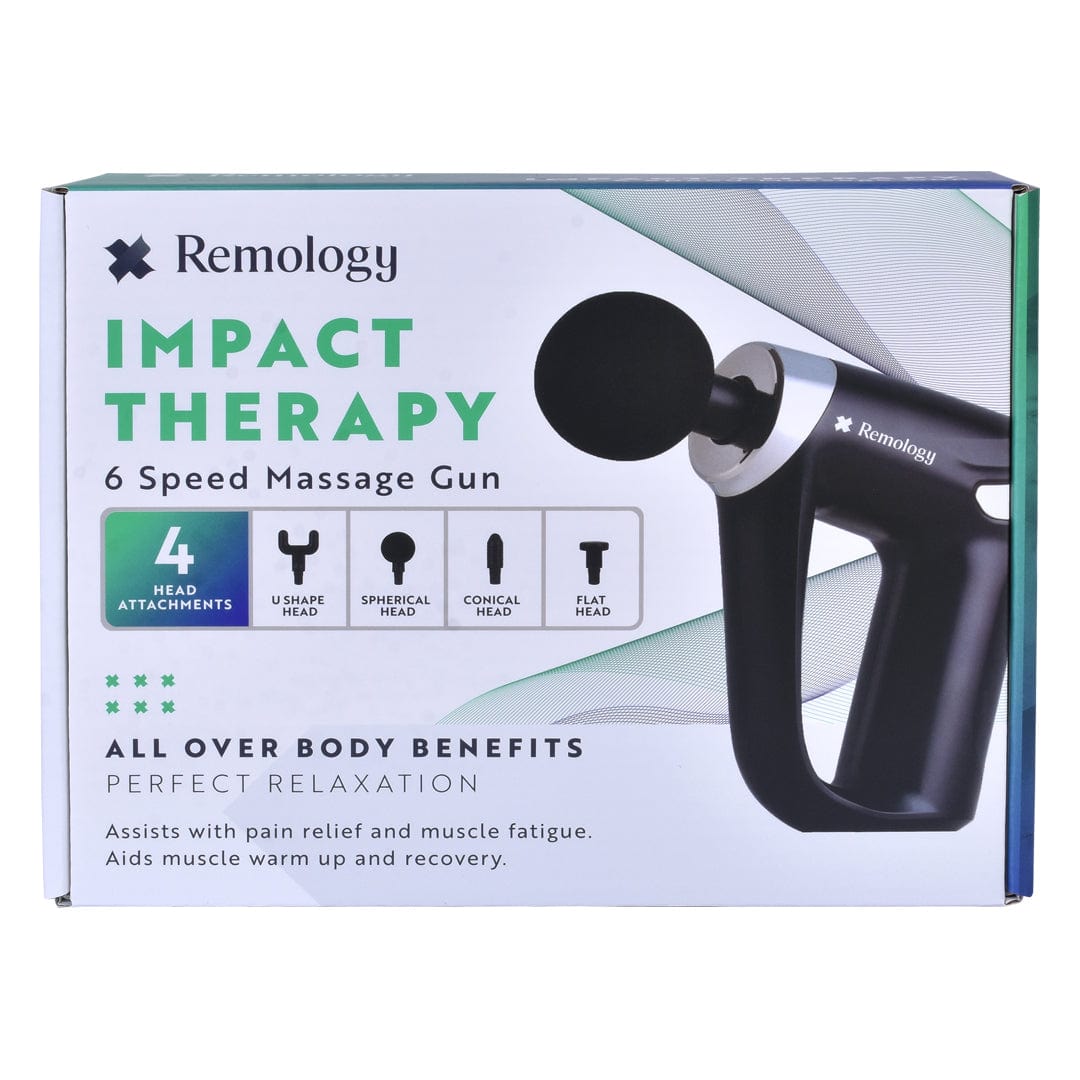 Remology Impact Therapy 6 Adaptive Speed Usb C Massage Gun With 4 Heads - 16