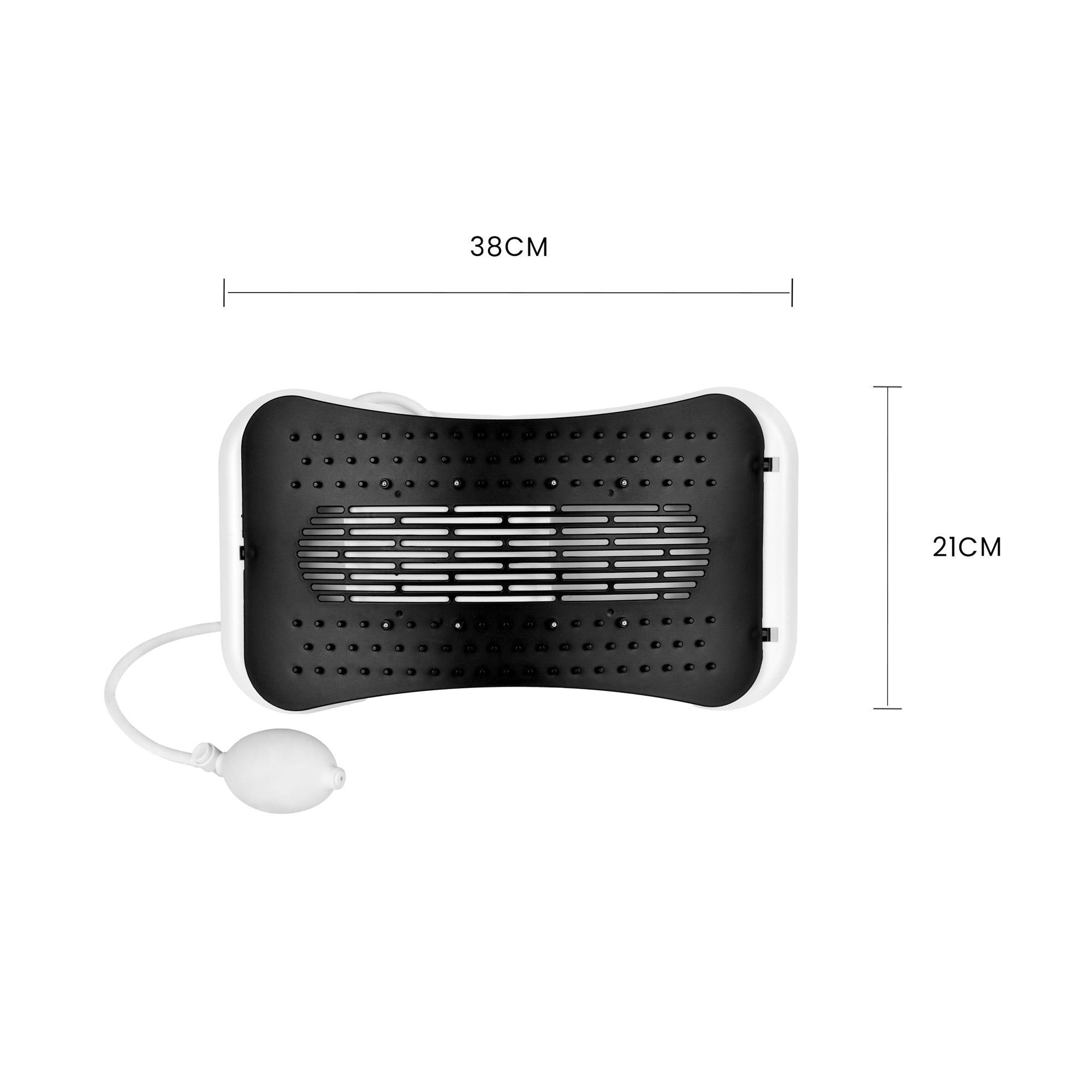 Adjustable Air Lumbar Spine Reliever Inflatable Back Stretcher With Acupressure Magnets - 12