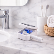 Rechargeable Compact UV Light Toothbrush Sterilizer Remology - White