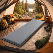 Self Inflating Mattress Camping Sleeping Mat Air Bed Pad Single - Grey