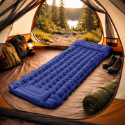 Self Inflating Mattress Camping Sleeping Mat Air Bed Single - Blue