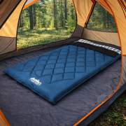 Sleeping Bag Double Pillow Thermal Camping Hiking - Blue