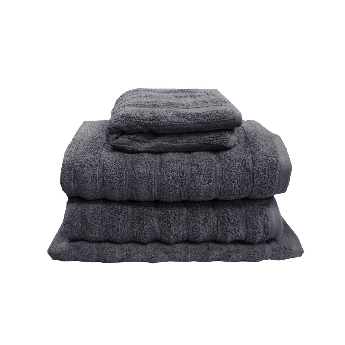 4PCS Collective Cotton Bath Towel Set - Ash