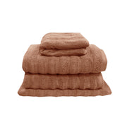 4PCS Collective Cotton Bath Towel Set - Terracota