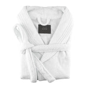 Egyptian Terry Cotton Bathrobe - White