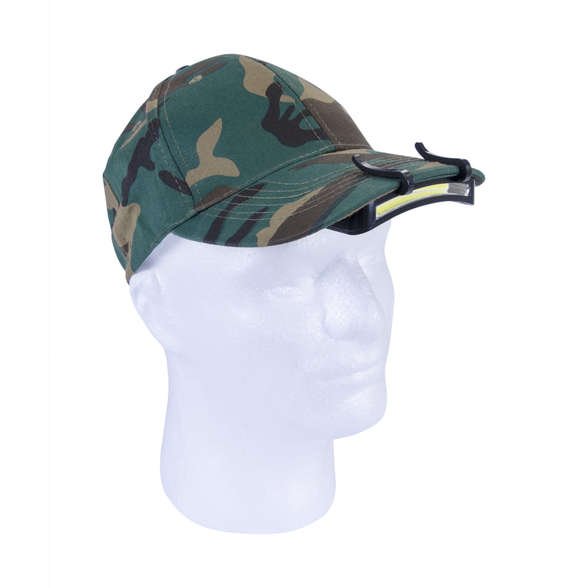 Clip-On Cap Light for Night Fishing - Black