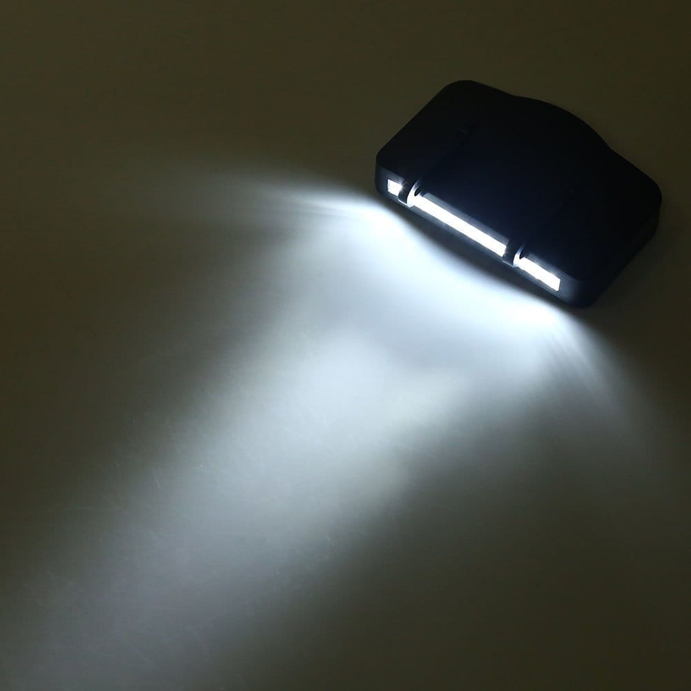 Clip-On Cap Light for Night Fishing - Black