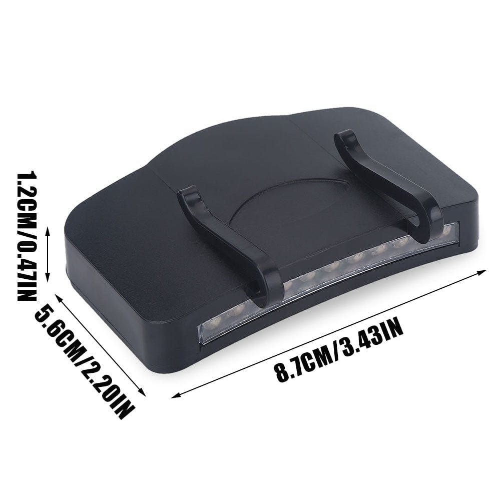 Clip-On Cap Light for Night Fishing - Black