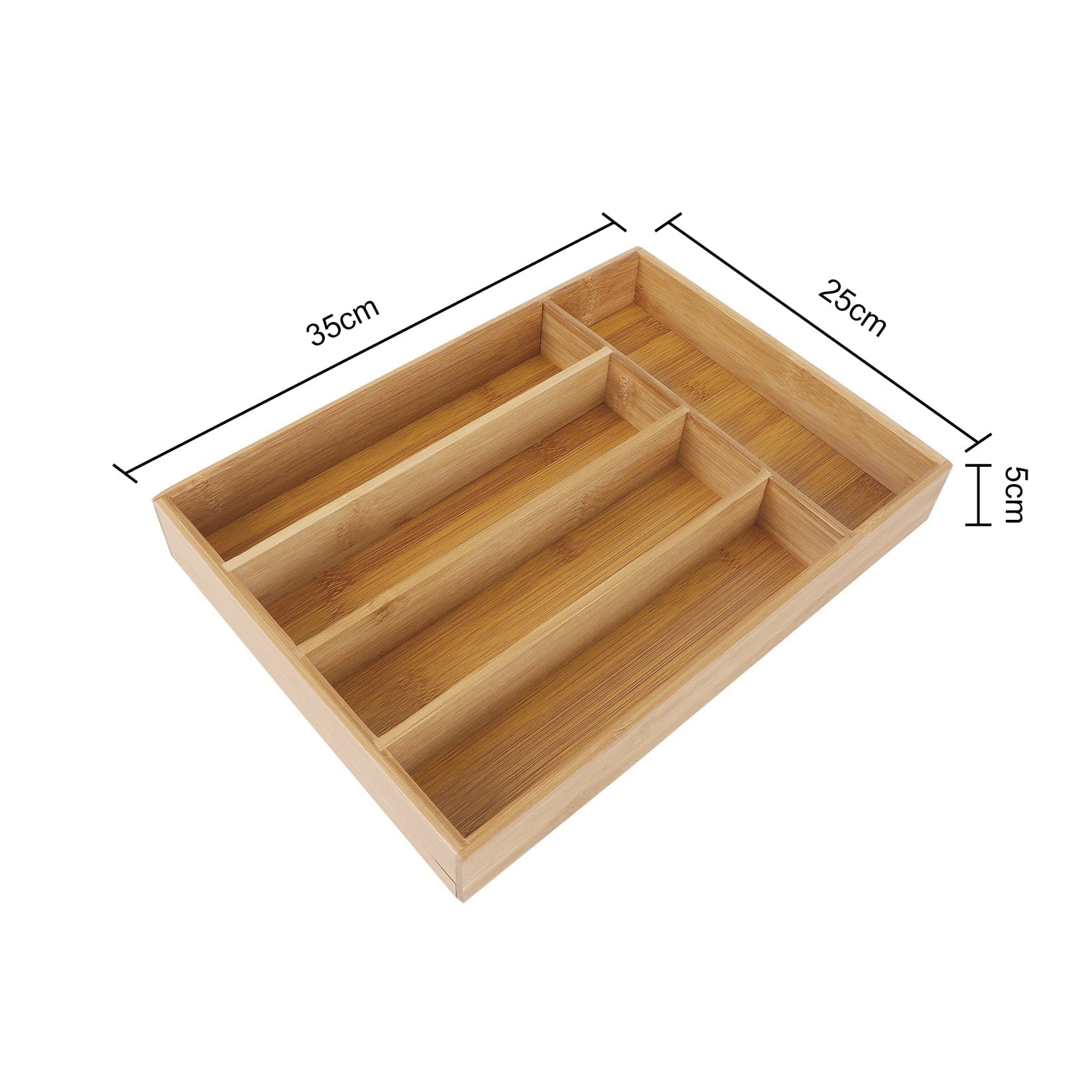 Bamboo Cutlery Tray - 07
