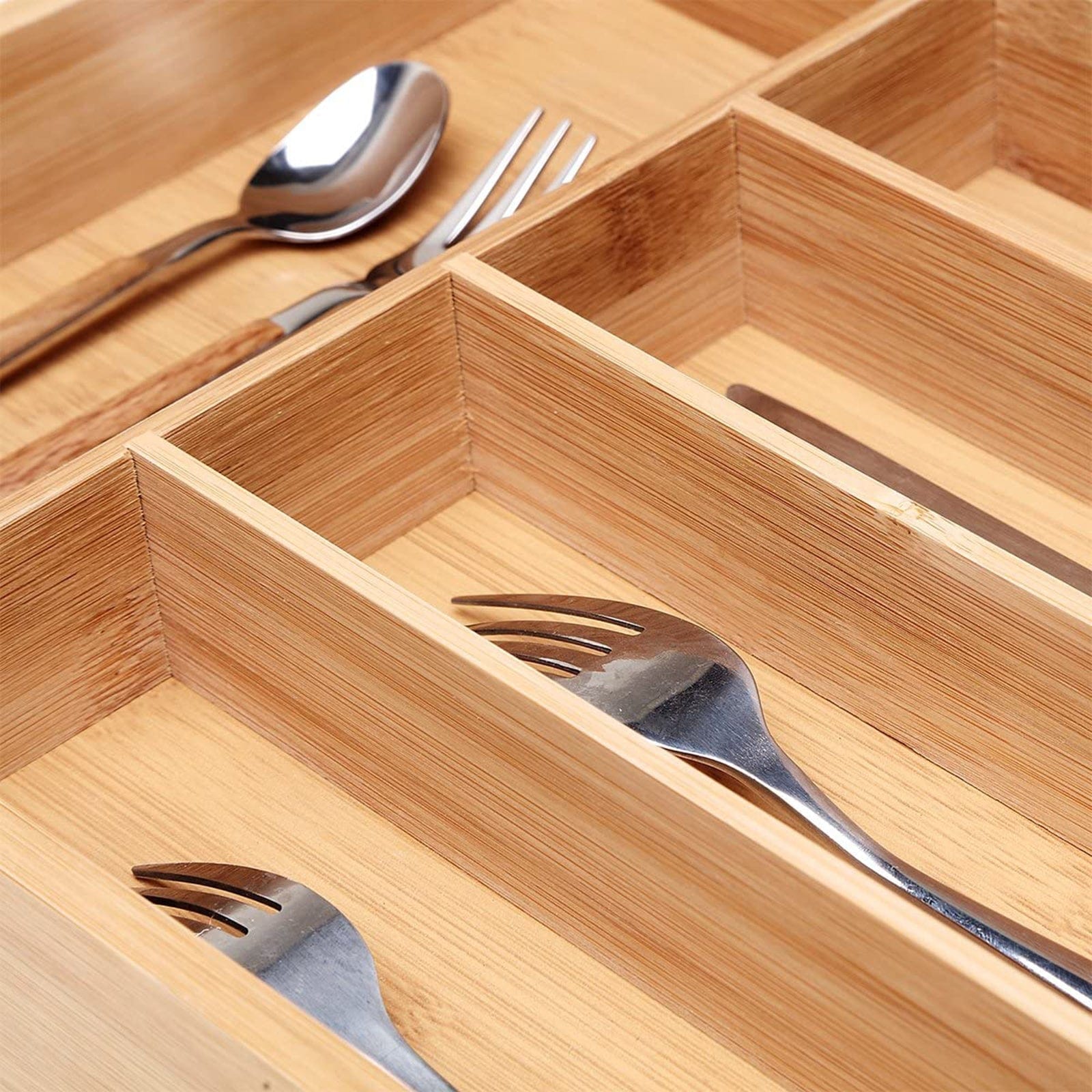 Bamboo Cutlery Tray - 02
