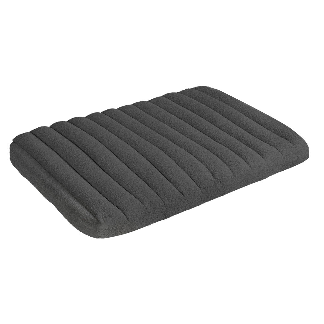 Pawz XL Size Orthopedic Dog Bed with Sherpa Plush Removable Cover in Grey-2018816744235339776